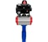 Затвор DN.ru QT450-304-NBR-2W-Fb-H Ду80 Ру16 LUG пневмопривод, БКВ D050-51898 4