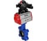 Затвор DN.ru QT450-QT450-EPDM-2W-Fb-H Ду50 Ру16 LUG пневмопривод, БКВ D050-51950 2