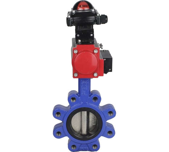 Затвор DN.ru QT450-QT450-EPDM-2W-Fb-H Ду65 Ру16 LUG пн.привод, пн.распределитель, БКВ D050-50787