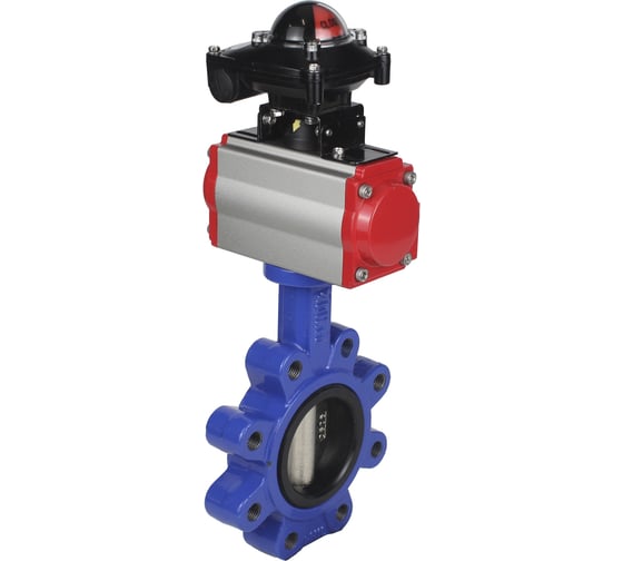 Затвор DN.ru QT450-QT450-EPDM-2W-Fb-H Ду65 Ру16 LUG пн.привод, пн.распределитель, БКВ D050-50787