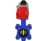 Затвор DN.ru QT450-QT450-NBR-2W-Fb-H Ду100 Ру16 LUG пневмопривод D050-49991 2