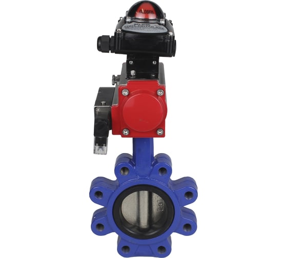 Затвор DN.ru QT450-QT450-EPDM-2W-Fb-H Ду65 Ру16 LUG пн.привод, пн.распределитель, БКВ D050-52338 1