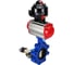 Затвор DN.ru QT450-QT450-NBR-2W-Fb-H Ду80 Ру16 LUG пн.привод, пн.распределитель, БКВ D050-52174 5