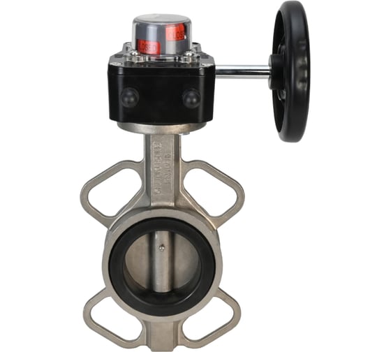 Дисковый затвор DN.ru 304-304-VITON-2W-Fb-H Ду250 Ру16 редуктор HGB-3 D050-46498