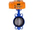 Дисковый затвор DN.ru QT450-QT450-NBR-2W-Fb-H LUG Ду100 Ру16 электропривод QT-010 0-10В D050-53101 1