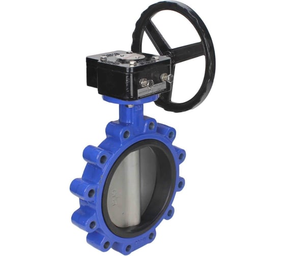 Дисковый затвор DN.ru поворотный QT450-304-EPDM-2W-Fb-R Ду250 Ру16 LUG с редуктором D050-49968
