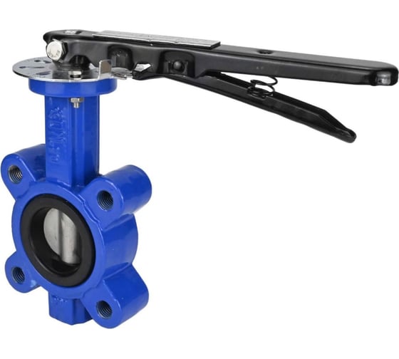 Дисковый затвор DN.ru поворотный QT450-304-EPDM-2W-Fb-H Ду150 Ру16 LUG с рукояткой D050-49966