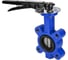 Дисковый затвор DN.ru поворотный QT450-304-EPDM-2W-Fb-H Ду80 Ру16 LUG с рукояткой D050-49963 1