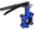 Дисковый затвор DN.ru поворотный QT450-304-EPDM-2W-Fb-H Ду80 Ру16 LUG с рукояткой D050-49963 3