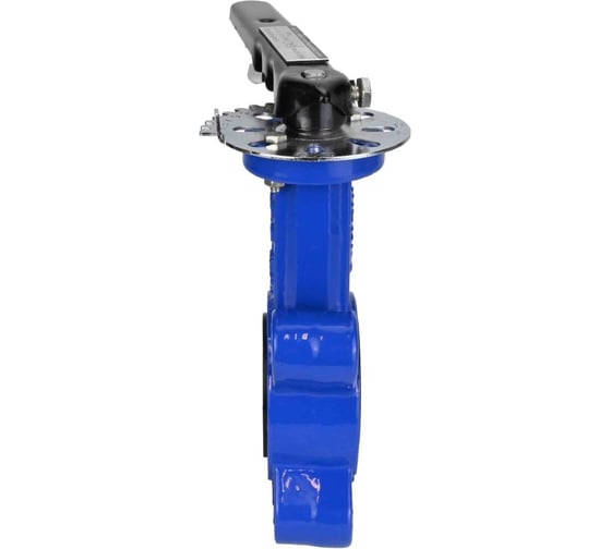 Дисковый затвор DN.ru поворотный QT450-QT450-NBR-2W-Fb-H Ду150 Ру16 LUG с рукояткой D050-49957