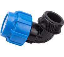 Отвод с наружной резьбой Политэк 50х2 ТПК-АКВА 50015002