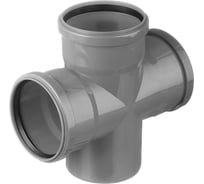 Крестовина внутренней канализации TEBO ПП, 110х110х110 мм, 87.5 гр 013020550