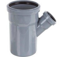 Тройник внутренней канализации TEBO ПП, 110х50 мм, 45 гр 013020423