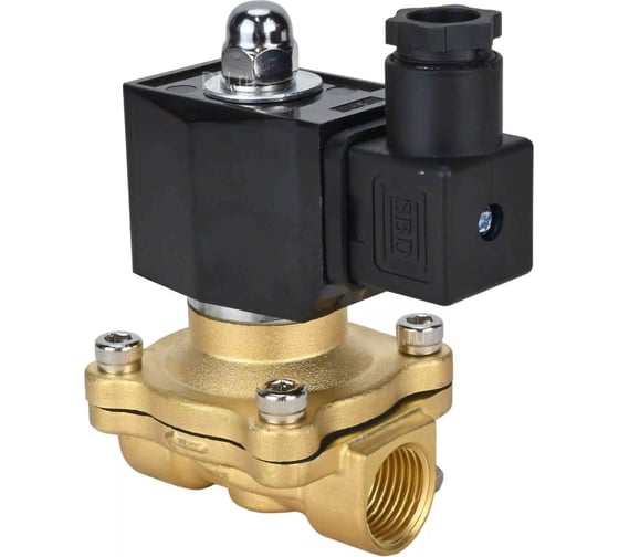 Электромагнитный клапан DN.ru VS2W-300E-NO Ду32 Ру10 двухходовой, латунь, EPDM, 24В AC D130-04402