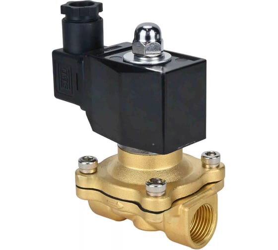 Клапан электромагнитный DN.ru VS2W-300E-NC Ду6 Ру10 двухходовой, латунь, EPDM, 24В AC D130-04375