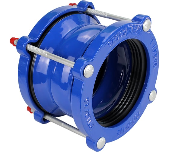 Муфта соединительная DN.ru ДРК-TIAN Ду150, Ру16, сталь, EPDM, обжим 159-182 мм D270-16262 1