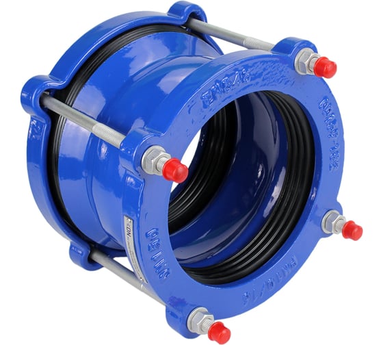 Муфта соединительная DN.ru ДРК-TIAN Ду150, Ру16, сталь, EPDM, обжим 159-182 мм D270-16262