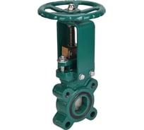 Задвижка шиберная двусторонняя DN.ru GGG40-304-EPDM-2W-Fb-S Ду65, Ру16, штурвал, WENZ D040-08553