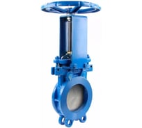 Шиберная задвижка DN.ru GGG40-304-EPDM-2W-Fb-S Ду150 Ру10 штурвал, WENZ D040-08567