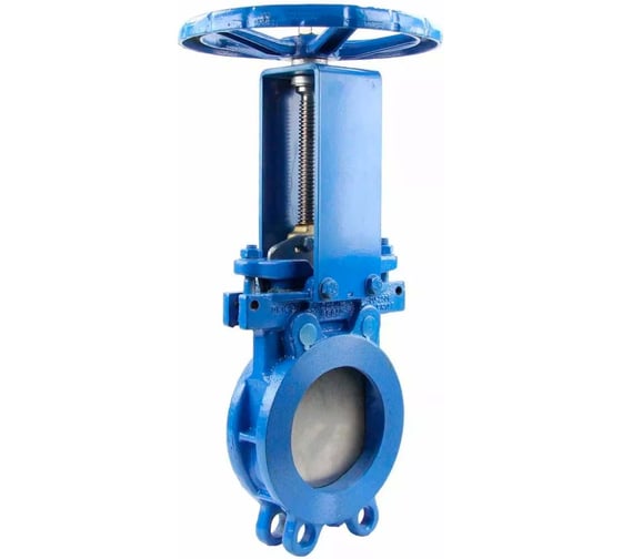 Шиберная задвижка DN.ru GGG40-304-EPDM-2W-Fb-S Ду150 Ру10 штурвал, WENZ D040-08567 1
