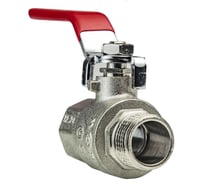 Кран шаровой KROMWELL ручка-рычаг, 1/2", внутренняя - внутренняя резьба KW.283.04