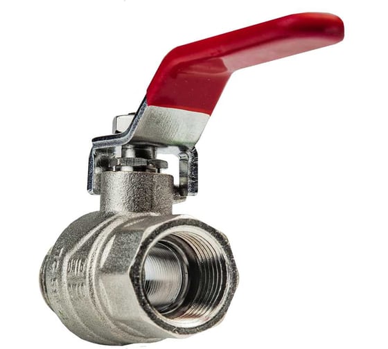 Кран шаровой KROMWELL ручка-рычаг, 1/2", внутренняя - внутренняя резьба KW.283.04