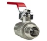 Кран шаровой KROMWELL ручка-рычаг, 1/2", внутренняя - внутренняя резьба KW.283.04