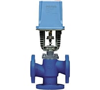 Клапан регулирующий трёхходовой смесительный DN.ru 27ч908нж с DAV 2500 220В Ду25 Ру16 D230-05590