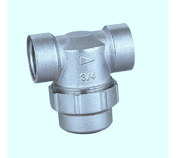 Фильтр механической очистки KROMWELL Т-образный, 3/4", внутренняя - внутренняя резьба KW.401.05 1