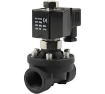 Клапан электромагнитный DN.ru VS2W-503E-NC Ду40 Ру5 пластик, прямого действия, 24В AC D130-04244