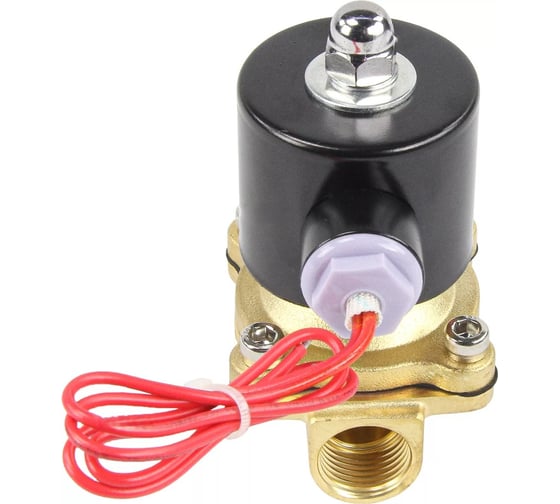 Клапан электромагнитный DN.ru VS2W-100E-NC Ду15 Ру10 двухходовой, латунь, EPDM, 24В AC D130-04294
