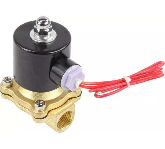 Клапан электромагнитный DN.ru VS2W-100E-NC Ду15 Ру10 двухходовой, латунь, EPDM, 24В AC D130-04294