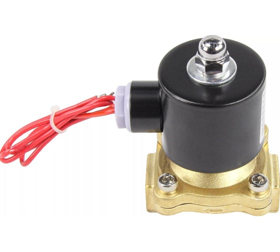 Клапан электромагнитный DN.ru VS2W-100V-NC Ду10 Ру10 двухходовой, латунь, VITON, 24В AC D130-04484