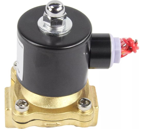 Клапан электромагнитный DN.ru VS2W-100V-NC Ду10 Ру10 двухходовой, латунь, VITON, 24В AC D130-04484
