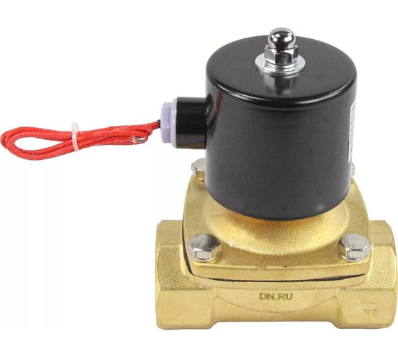 Клапан электромагнитный DN.ru VS2W-100V-NC Ду40 Ру10 двухходовой, латунь, VITON, 24В AC D130-04310