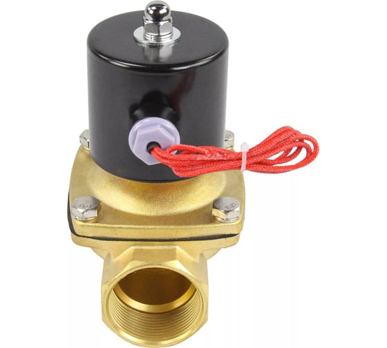 Клапан электромагнитный DN.ru VS2W-100V-NC Ду40 Ру10 двухходовой, латунь, VITON, 24В AC D130-04310