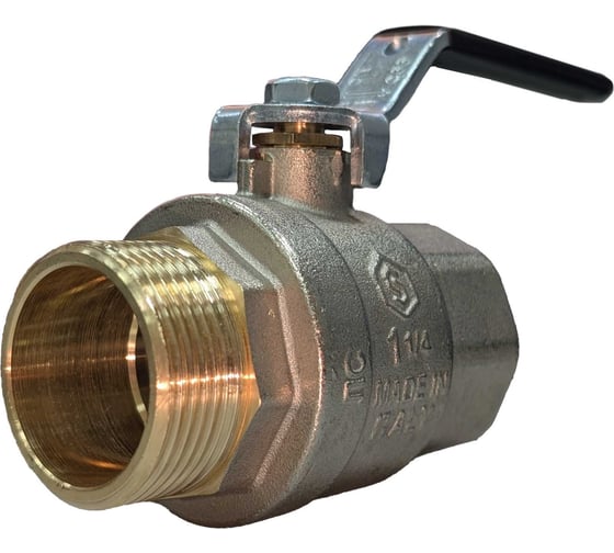 Кран шаровой полнопроходной STOUT ВР/НР, ручка рычаг 1 1/4" SVB-0003-200032 RG00938T5RGN1C 1