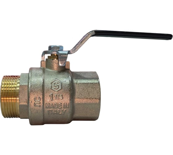 Кран шаровой полнопроходной STOUT ВР/НР, ручка рычаг 1 1/4" SVB-0003-200032 RG00938T5RGN1C