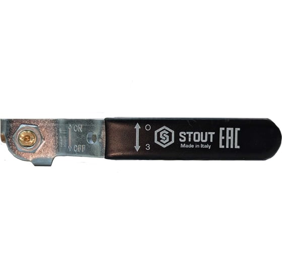 Кран шаровой полнопроходной STOUT ВР/НР, ручка рычаг 1 1/4" SVB-0003-200032 RG00938T5RGN1C