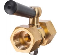 Кран трехходовой пробковый ПО Физтех, АО КТп-B1.1 (МС) внутр.M20х1,5 - внутр.M20х1,5 4687205637253