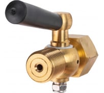 Кран трехходовой пробковый Физтех КТп-A1.2 (МС) внеш.M20х1,5 - внутр.G1/2 4687205637222