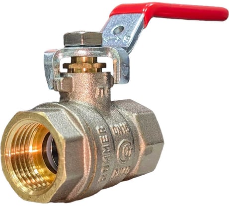 Кран шаровой ROMMER неполнопроходной, ВР/ВР, ручка рычаг RBV-0001-2110315 RG00938RJN6A80