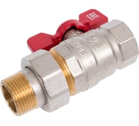 Кран шаровой ROMMER с американкой, ВР/НР, ручка бабочка, 3/4" RBV-0005-2510220 RG00938RJNB0P4