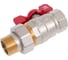 Кран шаровой ROMMER с американкой, ВР/НР, ручка бабочка, 3/4" RBV-0005-2510220 RG00938RJNB0P4 1