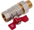 Кран шаровой ROMMER с американкой, ВР/НР, ручка бабочка, 3/4" RBV-0005-2510220 RG00938RJNB0P4 2