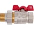 Кран шаровой ROMMER с американкой, ВР/НР, ручка бабочка, 3/4" RBV-0005-2510220 RG00938RJNB0P4 3