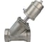 Отсечной пневматический клапан DN.ru 316-316-PVT Ду20 Ру16 резьбовой, Y-образный D490-00011 1