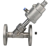 Отсечной пневматический клапан DN.ru 316-316-PVF Ду20 Ру16 фланцевый, Y-образный D490-00029