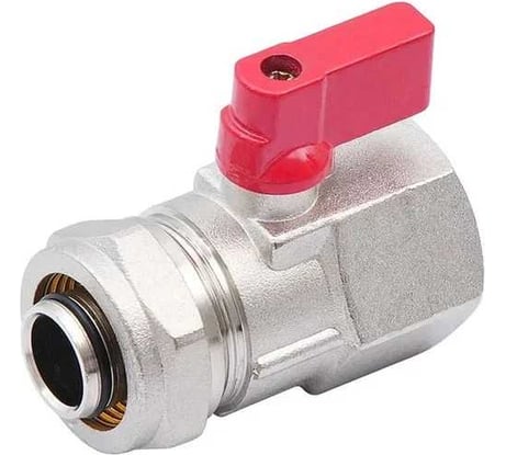 Шаровой кран SMT 1"Fх26, для м/п трубы, бабочка 2020N1026