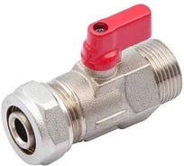Шаровой кран SMT 3/4"Mх20, для м/п трубы, (бабочка) 2021N0520
